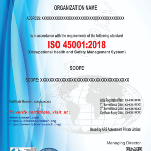 Certifications ISO 45001, 9001, 14001 & 37001 accrédités UAF_IAF